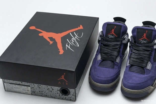 Air AJ4-766302 Scott x Purple Retro 4 Jordan Travis 0515